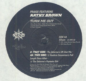 Praxis (2) Featuring Kathy Brown : Turn Me Out (The Big UK Remixes) (12")