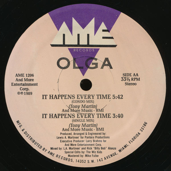 Olga (3) : It Happens Every Time (12")