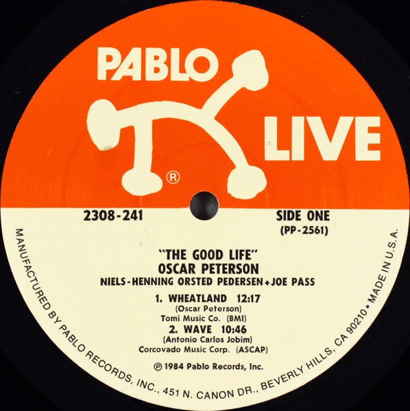 The Oscar Peterson Trio : The Good Life (LP, Album)