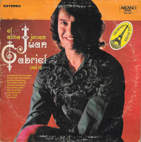 Juan Gabriel : El Alma Joven Vol. III (LP, Album, M/Print)