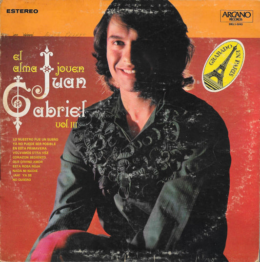 Juan Gabriel : El Alma Joven Vol. III (LP, Album, M/Print)