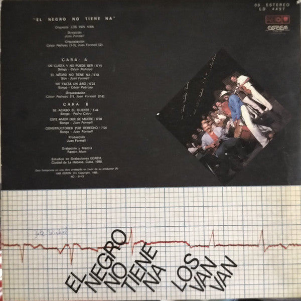 Los Van Van : El Negro No Tiene Na (LP, Blu)