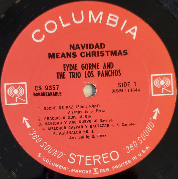 Eydie Gormé And Trio Los Panchos : Navidad Means Christmas (LP, Album)