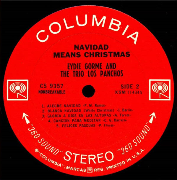 Eydie Gormé And Trio Los Panchos : Navidad Means Christmas (LP, Album)
