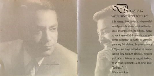 Gilberto Santa Rosa - A Dos Tiempos De Un Tiempo vinyl record, CD (Near Mint (NM or M-)) | Lulo Records