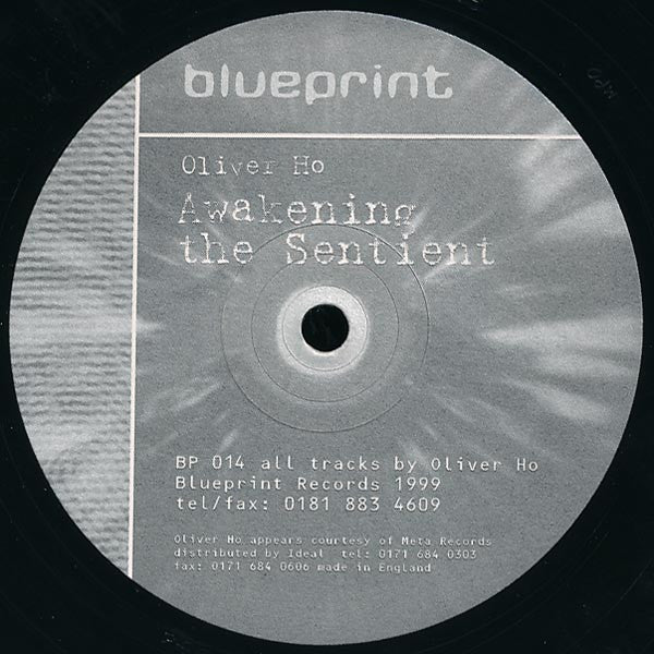 Oliver Ho : Awakening The Sentient (12")