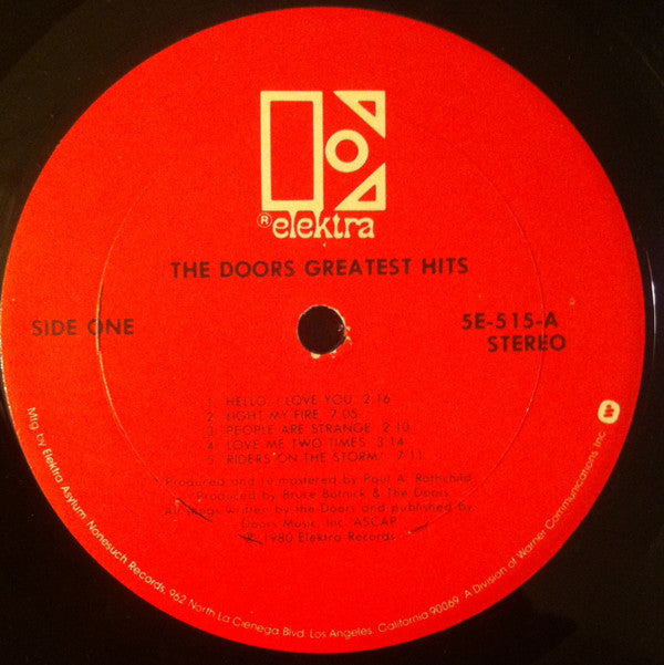 The Doors : Greatest Hits (LP, Comp)