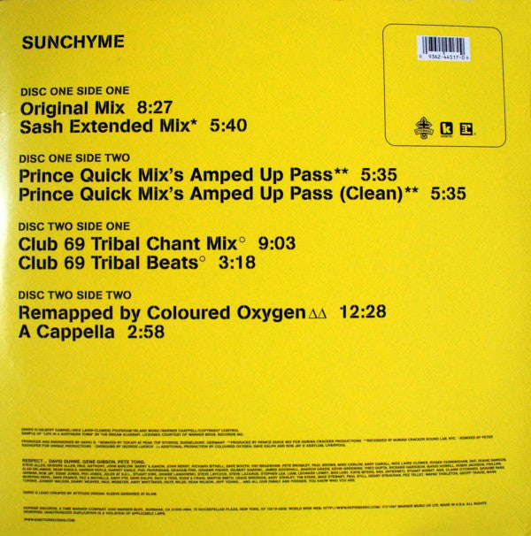 Dario G : Sunchyme (2x12")