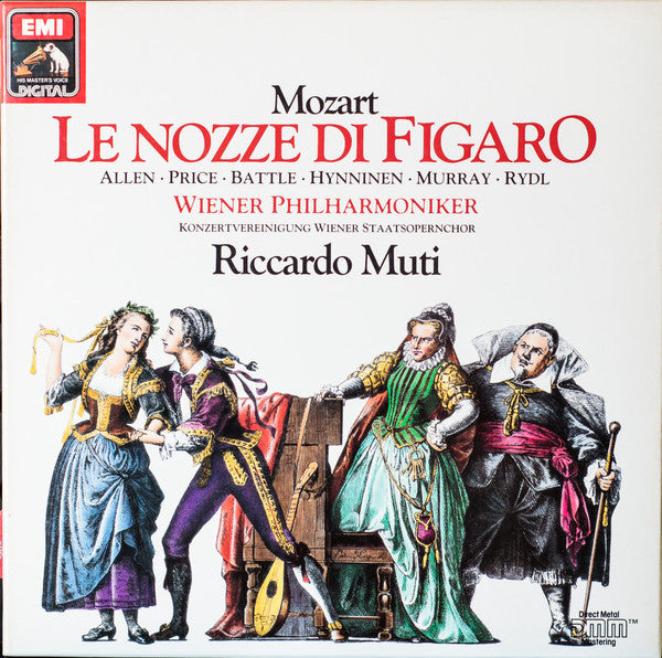 Wolfgang Amadeus Mozart, Thomas Allen, Margaret Price, Kathleen Battle, Jorma Hynninen, Ann Murray, Kurt Rydl, Wiener Philharmoniker, Riccardo Muti : Le Nozze Di Figaro (3xLP, Album + Box)