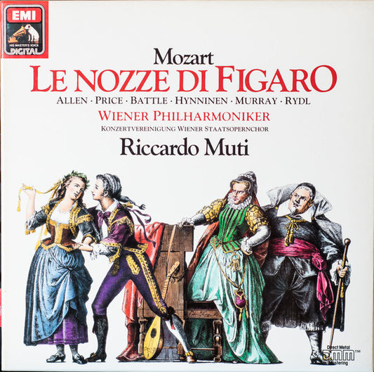 Wolfgang Amadeus Mozart, Thomas Allen, Margaret Price, Kathleen Battle, Jorma Hynninen, Ann Murray, Kurt Rydl, Wiener Philharmoniker, Riccardo Muti : Le Nozze Di Figaro (3xLP, Album + Box)