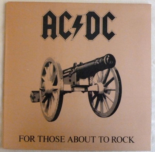 AC/DC : For Those About To Rock (We Salute You) (LP, Album, Club, Gat)