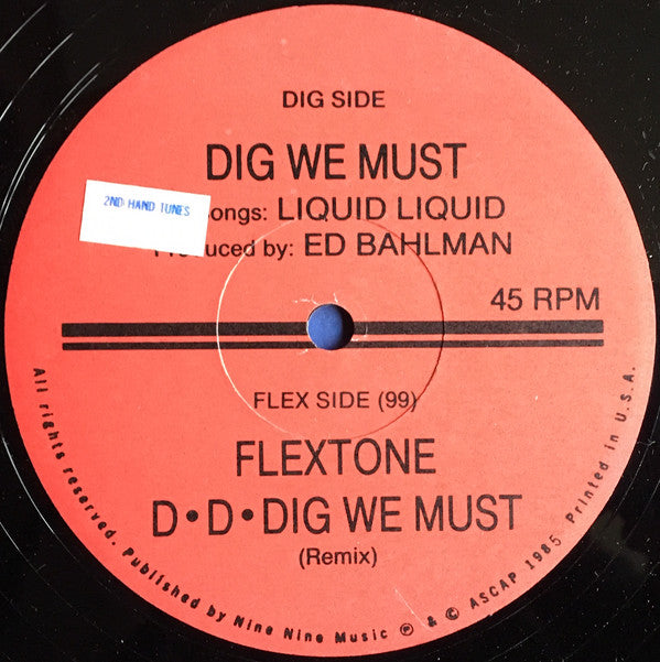 Liquid Liquid : Dig We Must (12", EP)
