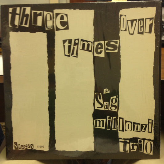 The Sig Millonzi Trio : Three Times Over (LP, Album)