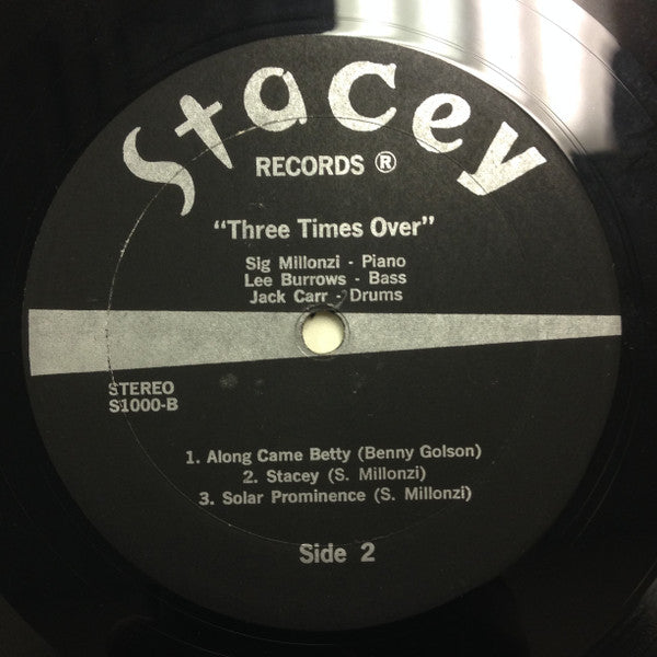 The Sig Millonzi Trio : Three Times Over (LP, Album)
