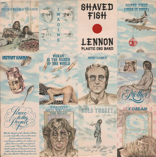 John Lennon / The Plastic Ono Band : Shaved Fish (LP, Comp, Win)