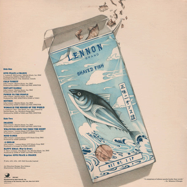 John Lennon / The Plastic Ono Band : Shaved Fish (LP, Comp, Win)