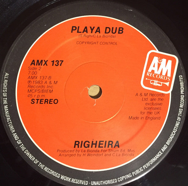 Righeira : Vamos A La Playa (12")
