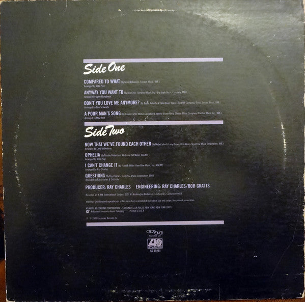 Ray Charles : Brother Ray Is At It Again! (LP, Album, MO)