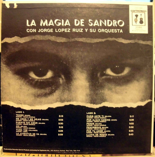 Sandro (25) : La Magia De Sandro (LP, Album)