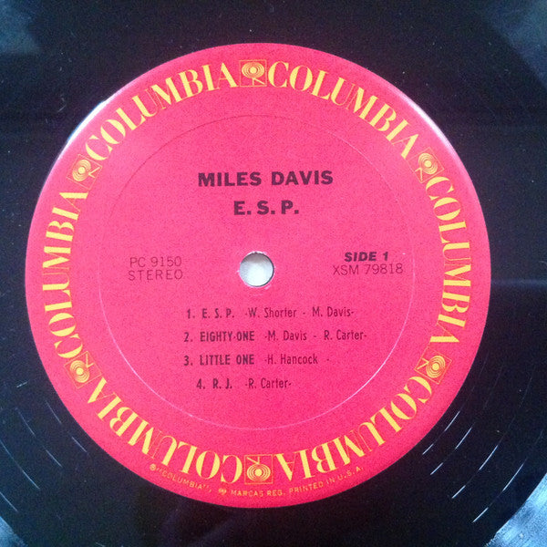 Miles Davis : E.S.P. (LP, Album, RE)