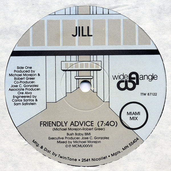 Jill : Friendly Advice (12")