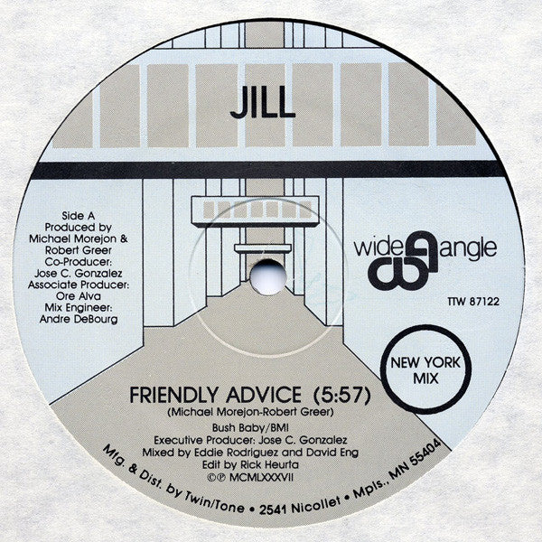 Jill : Friendly Advice (12")