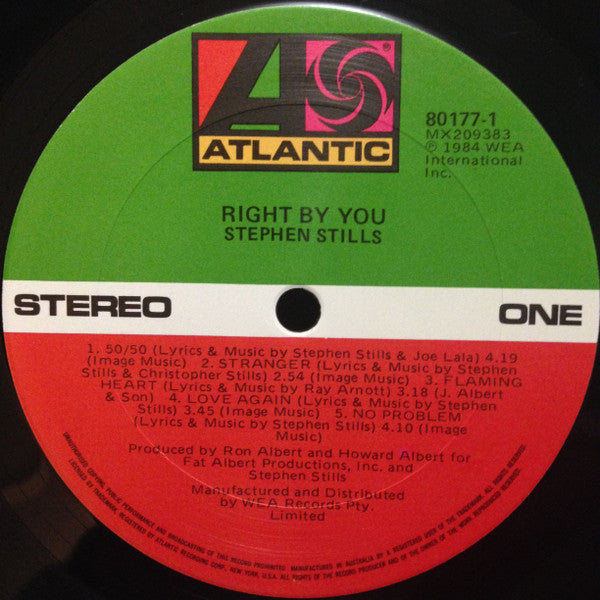 Stephen Stills : Right By You (LP, Album)