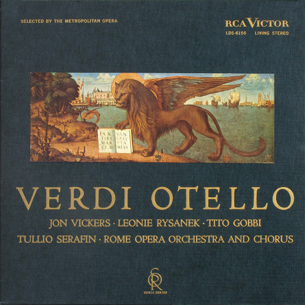 Giuseppe Verdi, Jon Vickers · Leonie Rysanek · Tito Gobbi, Tullio Serafin · Orchestra Del Teatro Dell'Opera Di Roma And Coro Del Teatro Dell'Opera Di Roma : Otello (3xLP + Box, Sli)