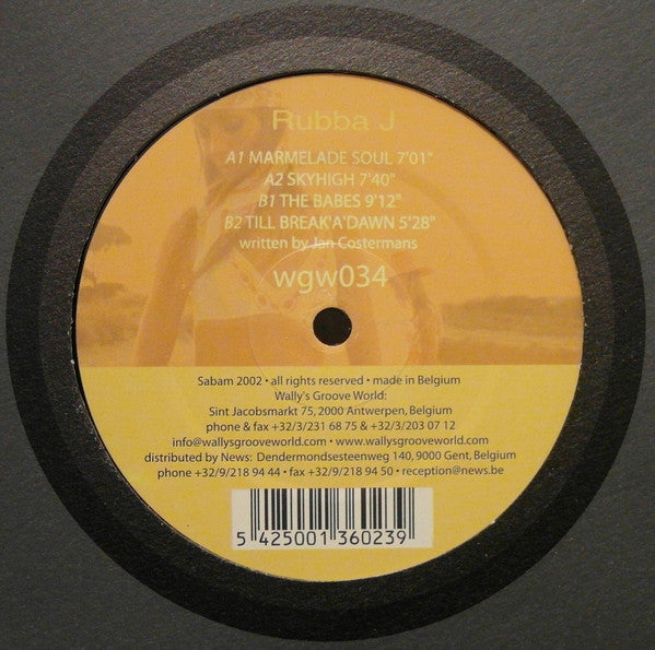 Rubba J : Marmelade Soul (12")