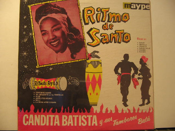 Candita Batista Y Sus Tambores Bata : Ritmo De Santo (LP, Album)