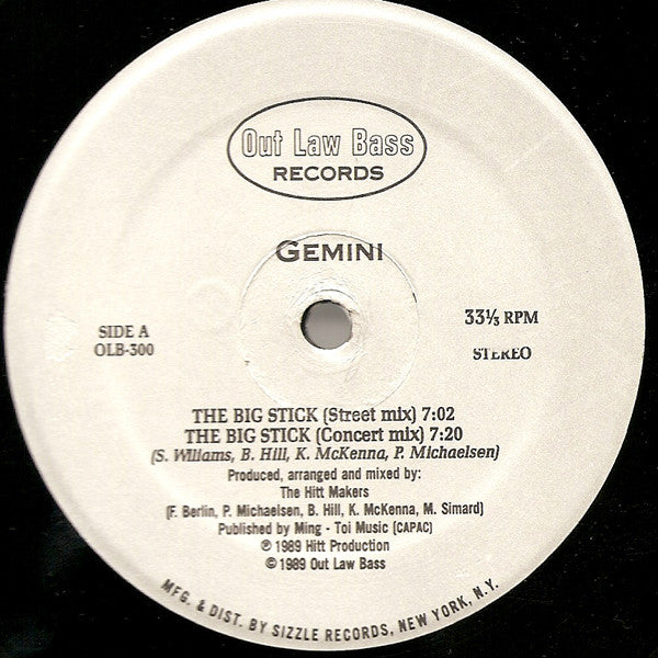 Gemini (12) : The Big Stick (12")