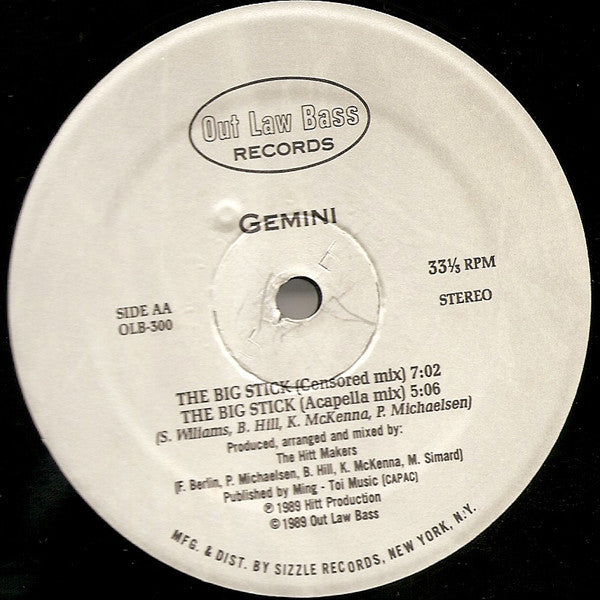Gemini (12) : The Big Stick (12")