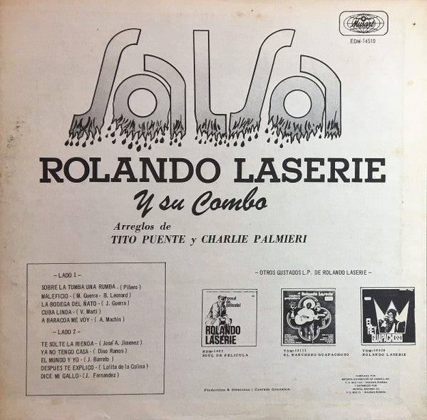 Rolando La Serie Y Su Combo : Salsa (LP, Album, Mono)
