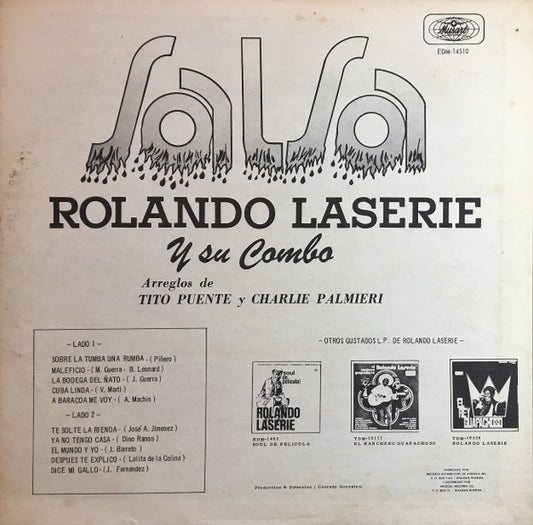 Rolando La Serie Y Su Combo - Salsa vinyl record, LP (Very Good (VG)) | Lulo Records