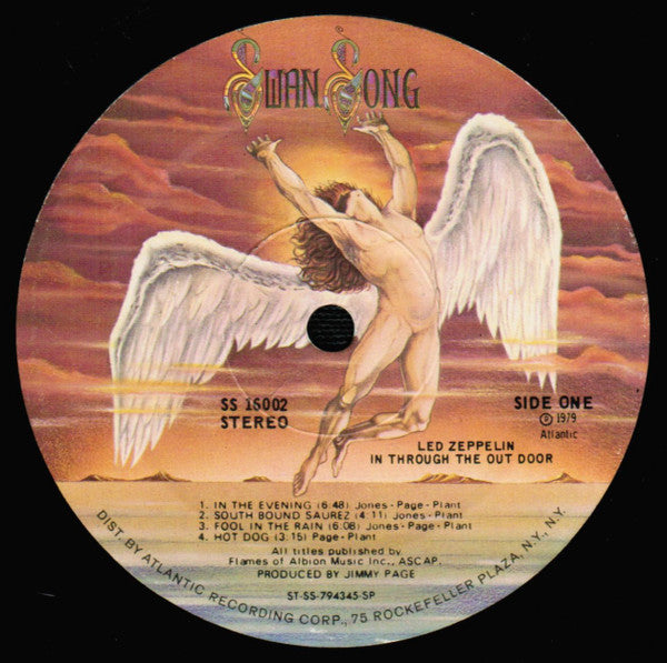 Led Zeppelin : In Through The Out Door (LP, Album, RE, "F")