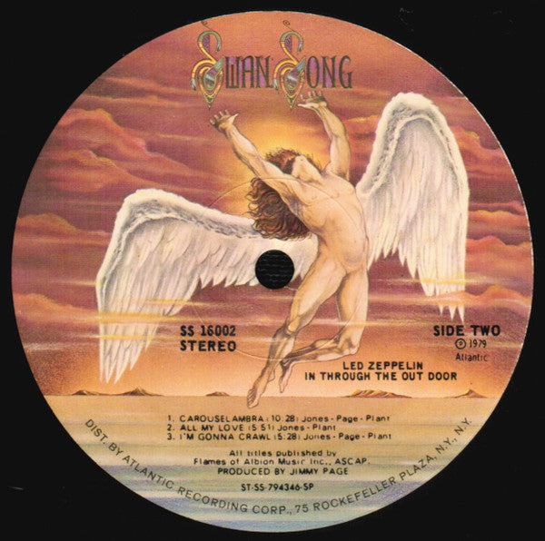 Led Zeppelin : In Through The Out Door (LP, Album, RE, "F")