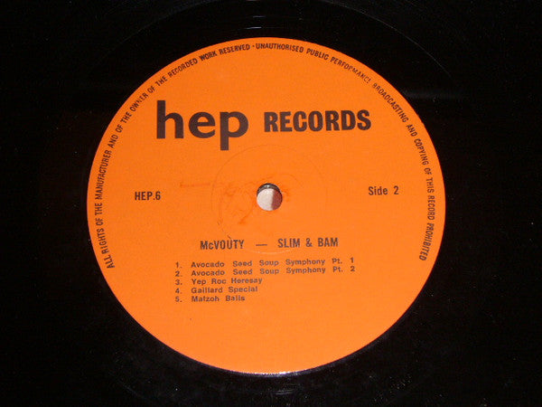 Slim & Bam : McVouty (LP, Mono)