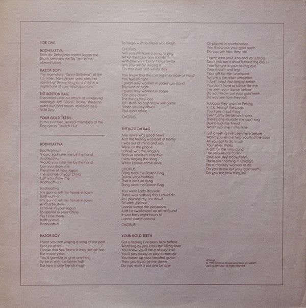 Steely Dan : Countdown To Ecstasy (LP, Album, RP, San)