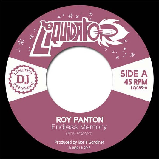 Roy Panton : Endless Memory (7")