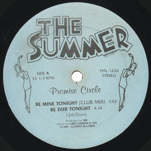 Promise Circle : Be Mine Tonight (12", blu)