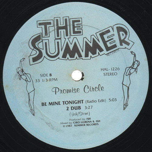 Promise Circle : Be Mine Tonight (12", blu)