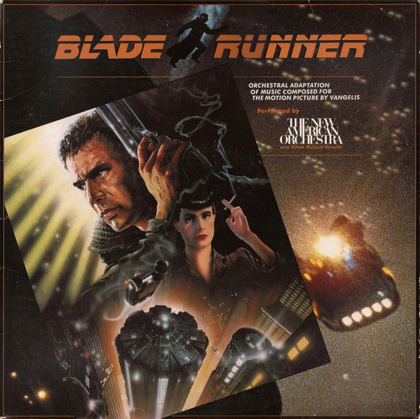 The New American Orchestra : Blade Runner (Orchestral Adaptation Of Music Composed For The Motion Picture By Vangelis) (LP, Album, Win)