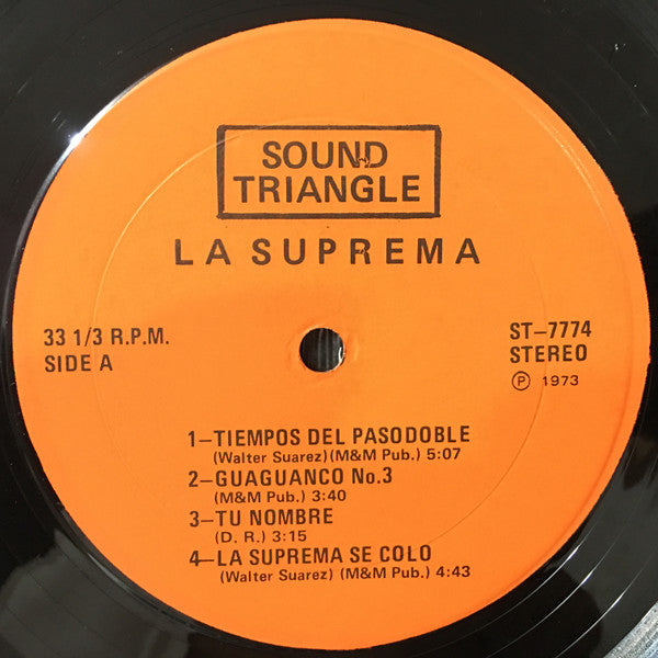 Orquesta Suprema : La Suprema (LP, Album)