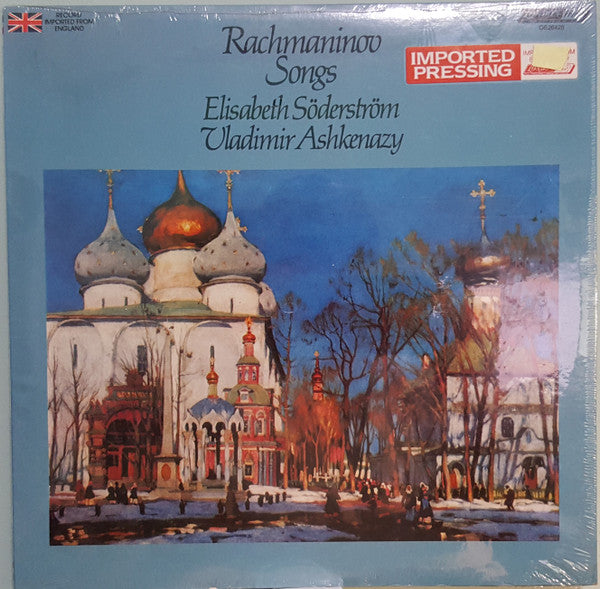 Sergei Vasilyevich Rachmaninoff, Elisabeth Söderström, Vladimir Ashkenazy : Songs (LP)