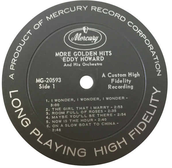 Eddy Howard And His Orchestra : More Golden Hits (LP, Comp, Mono)