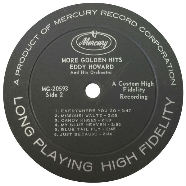 Eddy Howard And His Orchestra : More Golden Hits (LP, Comp, Mono)