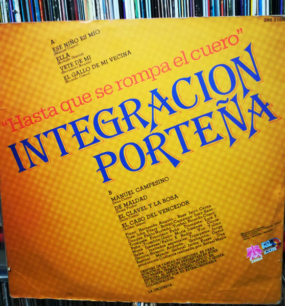 Integracion Porteña : Hasta Que Se Rompa El Cuero (LP, Album)