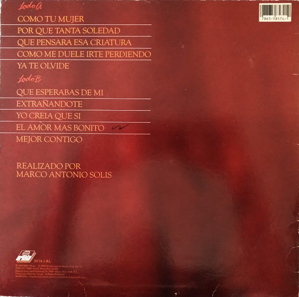 Rocio Durcal* : Como Tu Mujer (LP, Album)