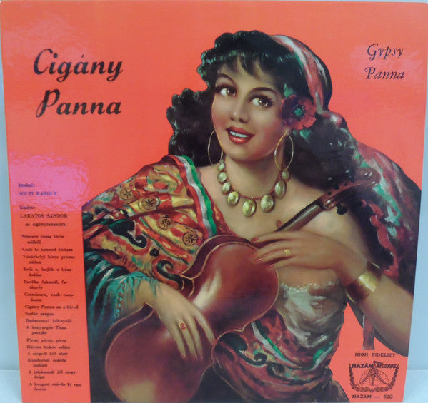 Solti Károly, Sándor Lakatos And His Gipsy Band : Cigány Panna = Gypsy Panna (LP)