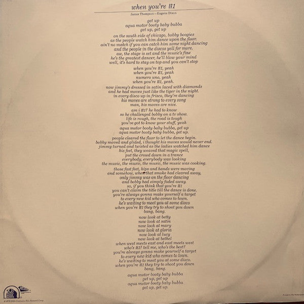 Gene Chandler : When You're #1 (LP, Album)